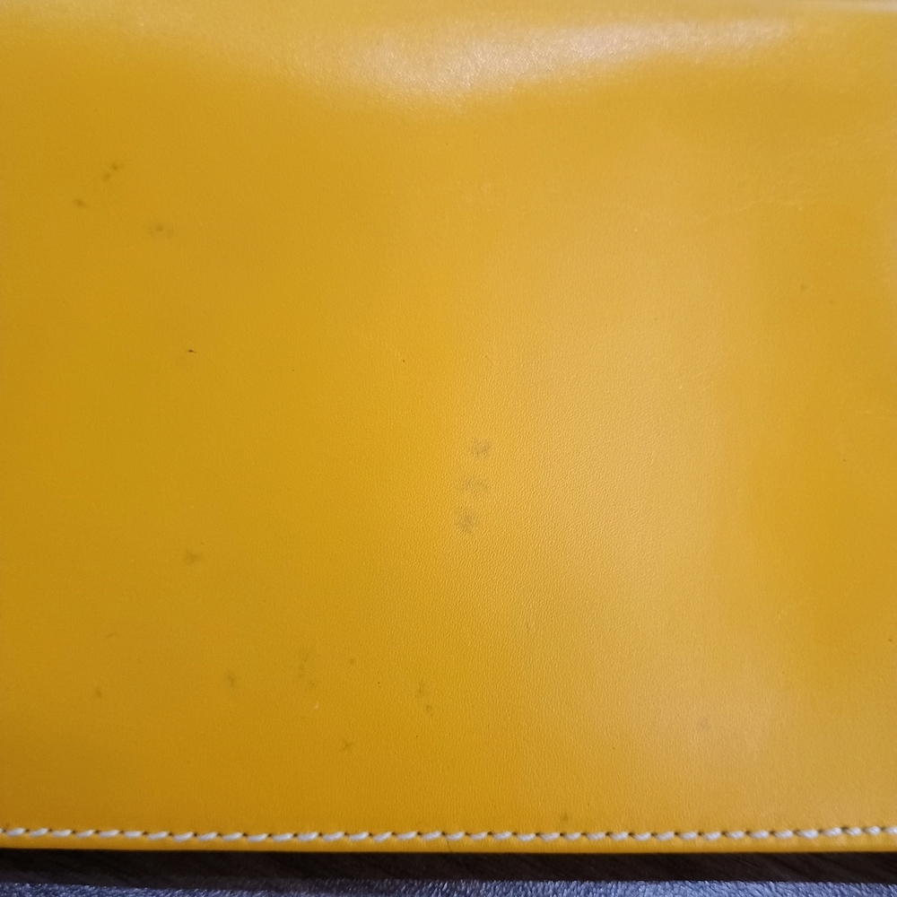 Dior Yellow Leather Clutch Small Wristlet - Picture 8 of 15